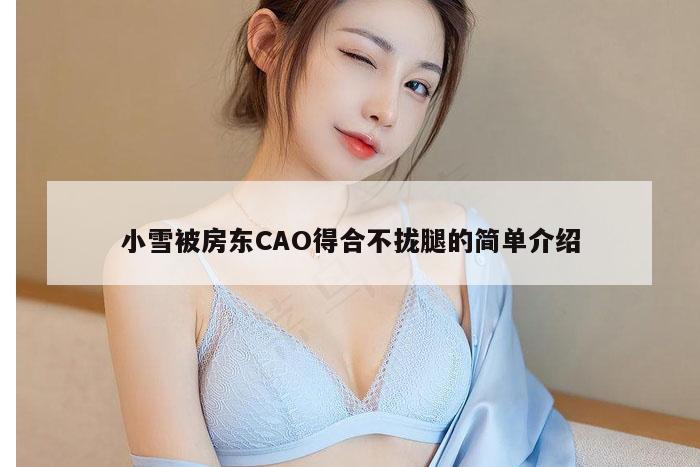 小雪被房东CAO得合不拢腿的简单介绍